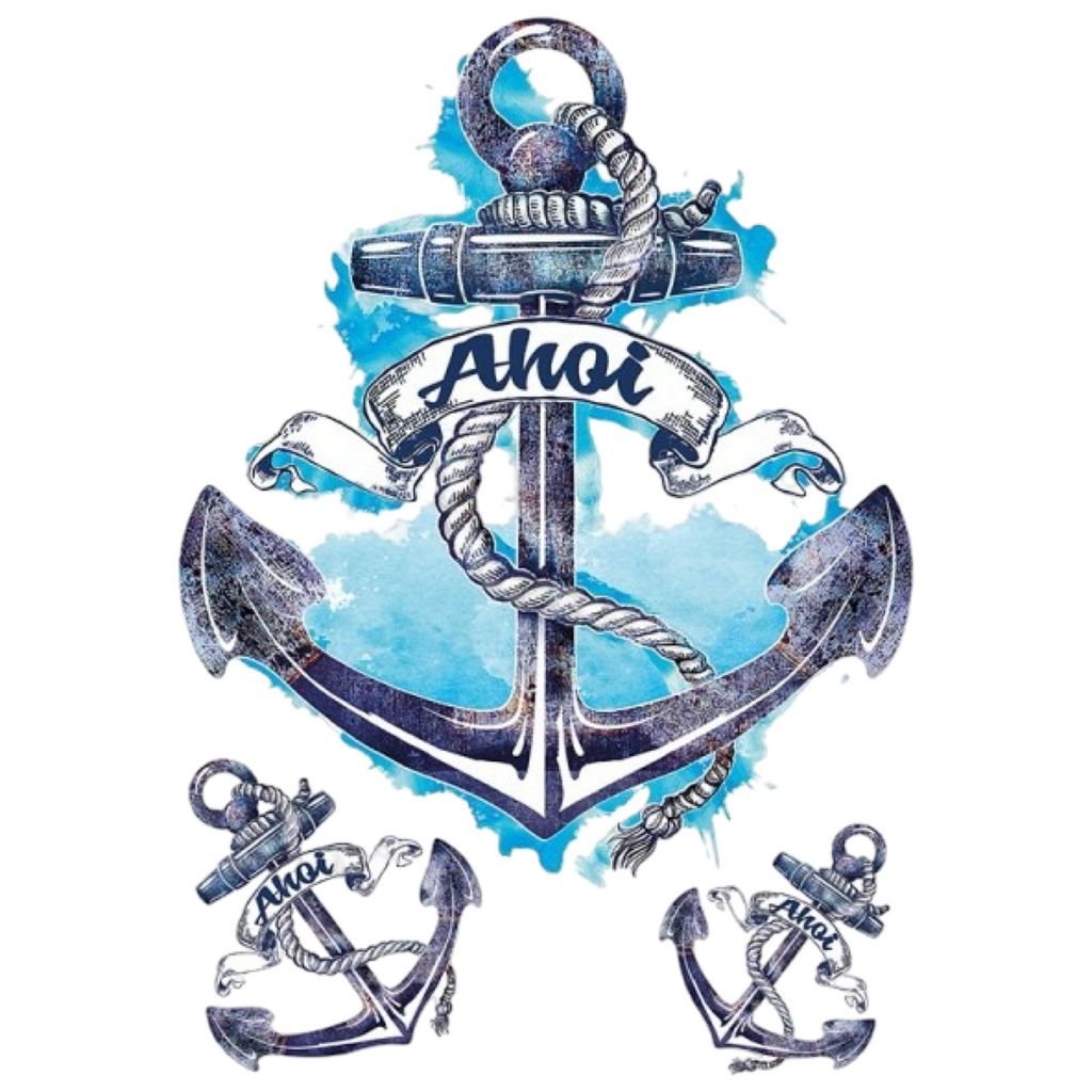 Anker Ahoi Full Color Strijk Applicatie