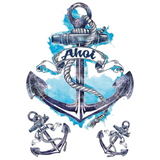 Anker Ahoi Full Color Strijk Applicatie