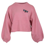 Libelle Insect Strijk Embleem Patch o peen roze sweater
