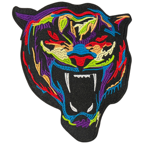 Zwarte Panter XL Strijk Embleem Patch