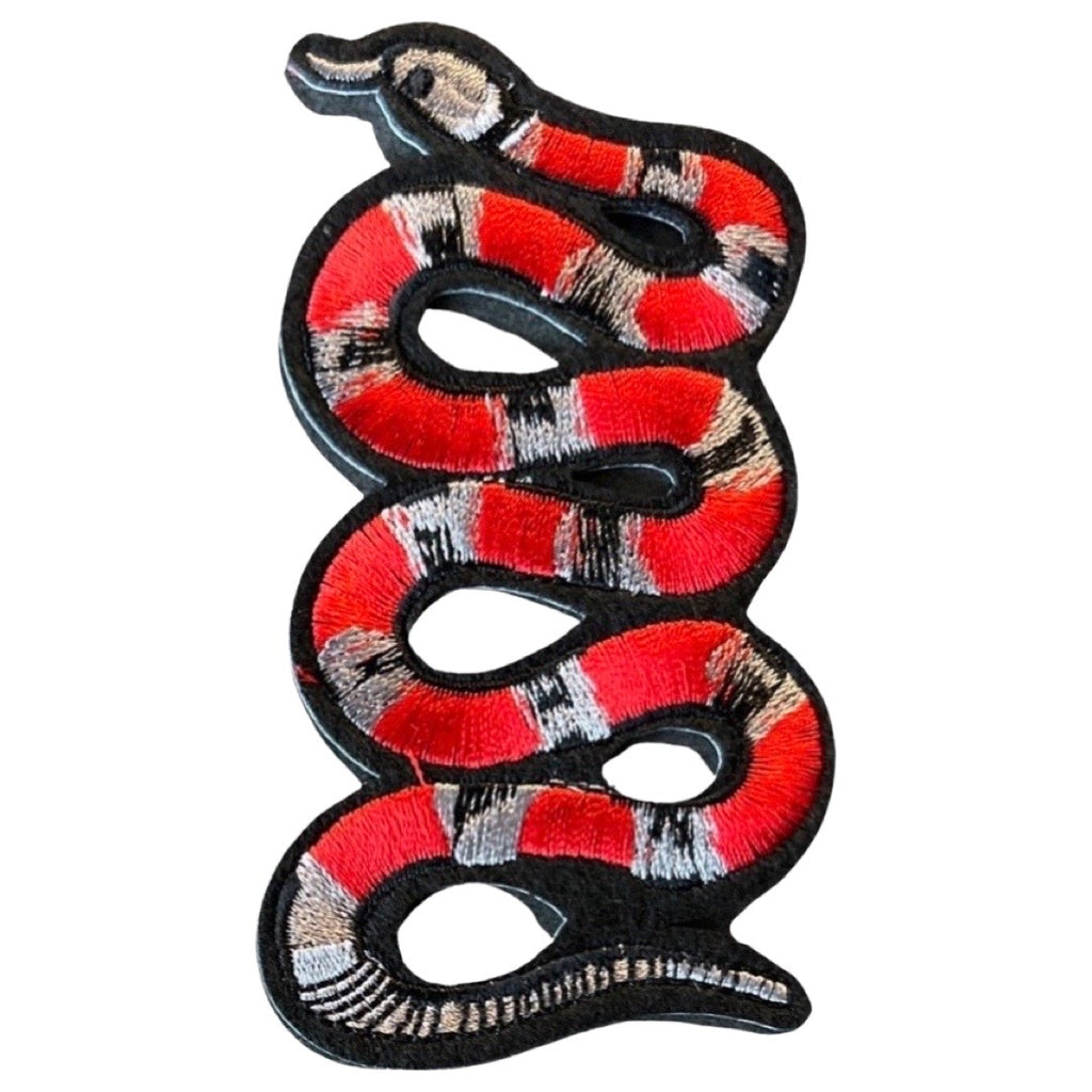 Slang Koraalslang Serpent Strijk Embleem Patch Rechts