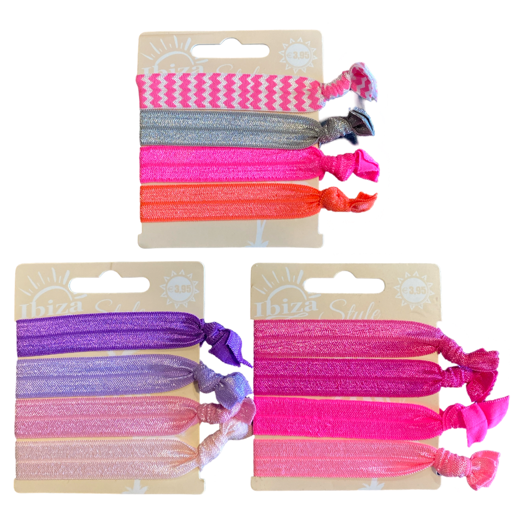 Ibiza Style Haar Armband Elastieken Drie Kaartjes Summer Look