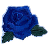 Roos Strijk Applicatie Patch Embleem Blauw