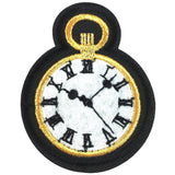 Horloge Klok Strijk Embleem Patch