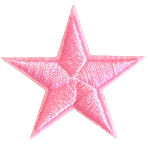 Ster Sterretje Strijk Embleem Patch Roze