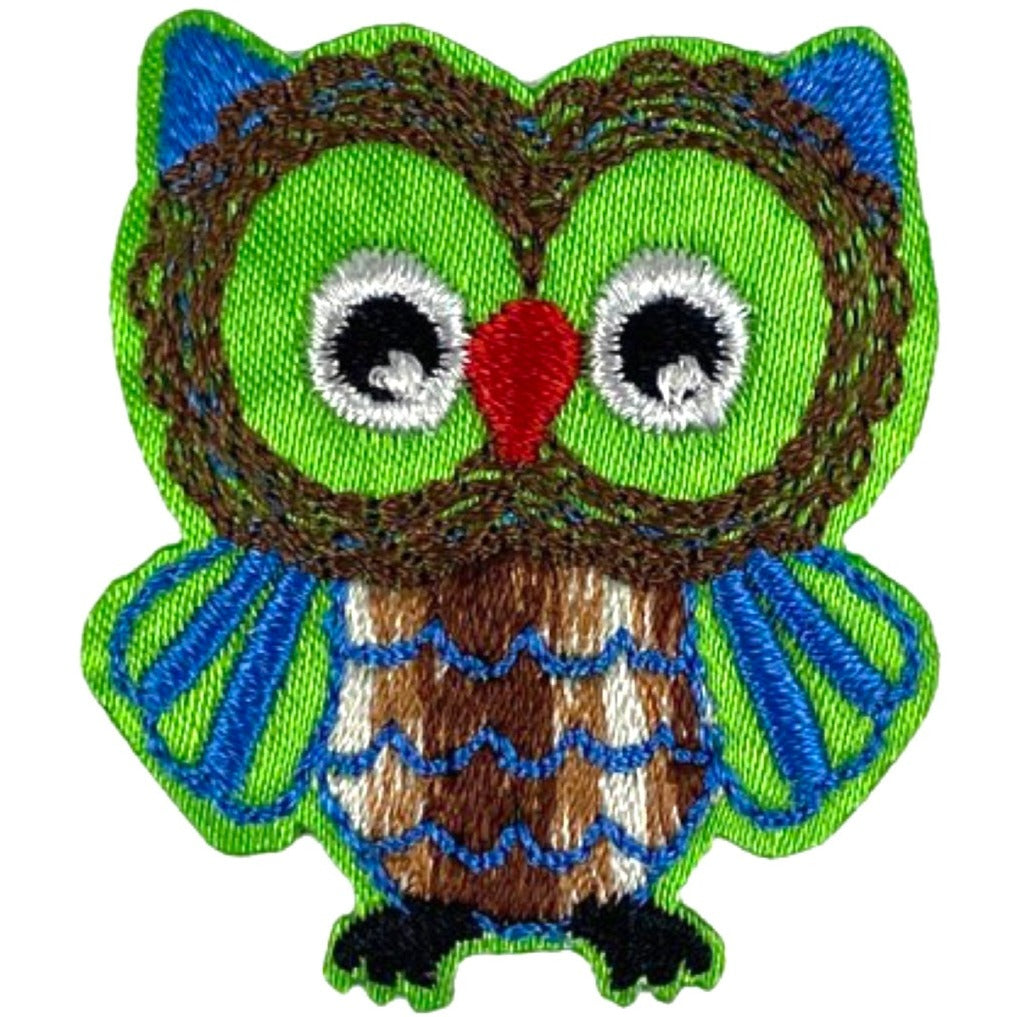 Eulen-Eule-Emblem-Aufnäher zum Aufbügeln