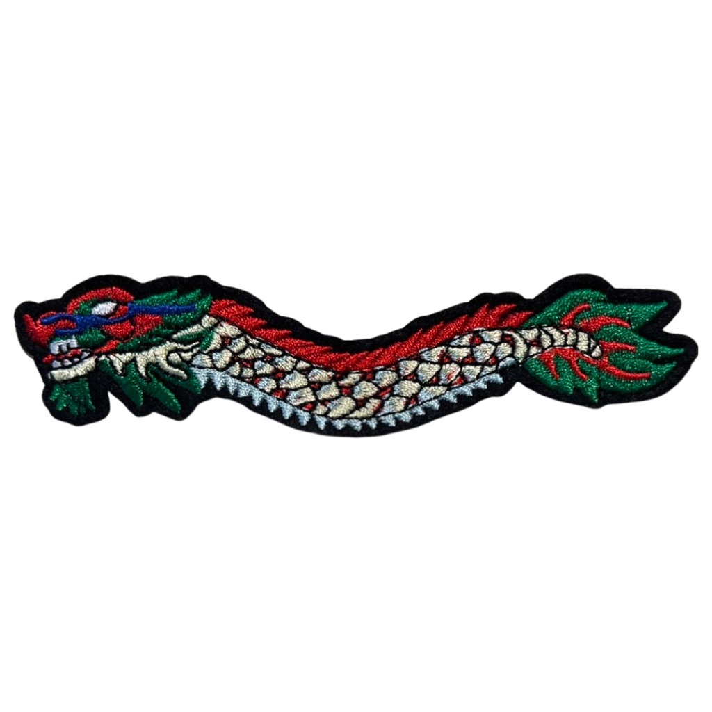 Draak Draken Chinees Dragon Strijk Embleem Patch Rechts