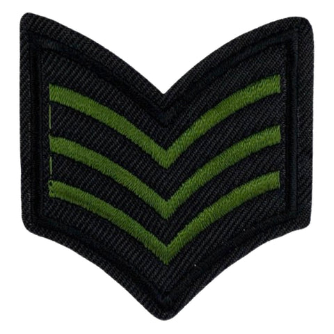 Militärischer Rang-Emblem zum Aufbügeln