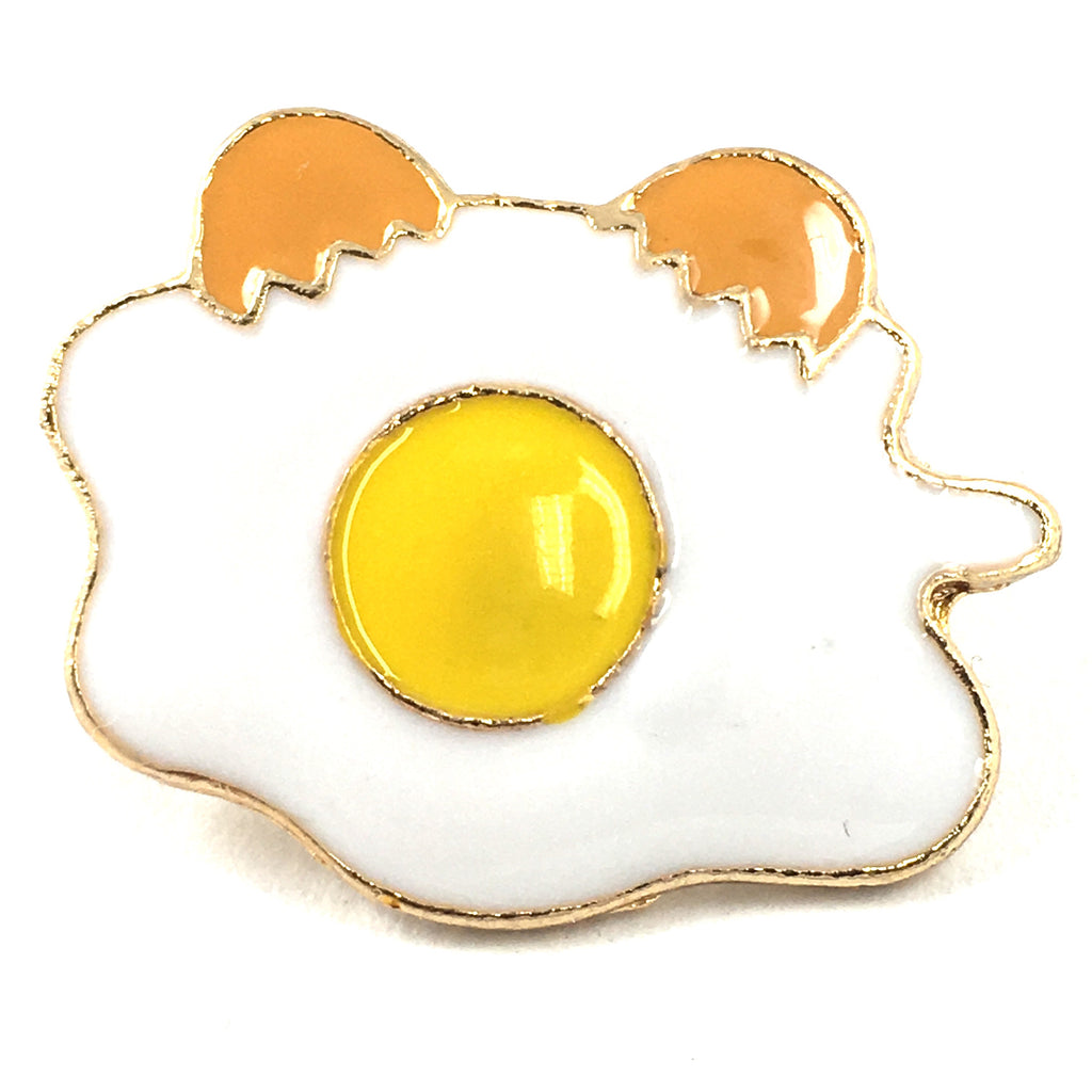 Emaille-Pin eines Spiegelei