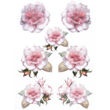 Roos Wilderozen Bloemen Full Color Strijk Applicatie