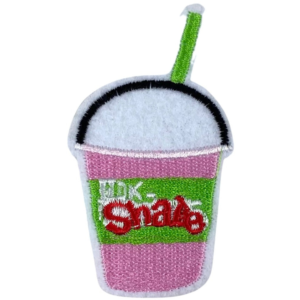 Shake Beker Rietje Strijk Embleem Patch