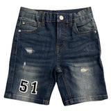 Cijfer Nummer Strijk Embleem Patches Zwart Wit op een spijkerbroek