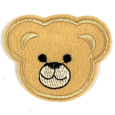 Teddy Beer Strijk Embleem Patch Beige