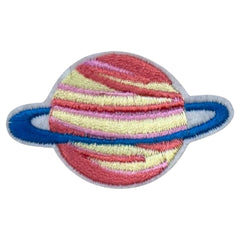 Planetenring-Emblem-Aufnäher zum Aufbügeln