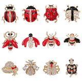 Vlieg Insect Strass Broche Sierspeld samen mt de elf andere broches uit dezelfde serie 