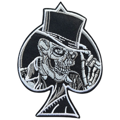 Ace of Spades Poker-Emblem-Aufnäher zum Aufbügeln