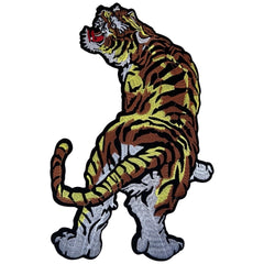 Tiger schleichend XXL-Emblem-Aufnäher zum Aufbügeln