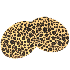 Knie-Ellbogen-Panther-Aufnäher-Set zum Aufbügeln, Beige