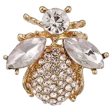 Hommel Bij Strass Broche Sierspeld