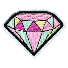 Diamant-Emblem zum Aufbügeln