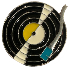 Plattenspieler Pickup Vintage Emaille Pin