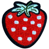 Aardbei Strijk Embleem Patch