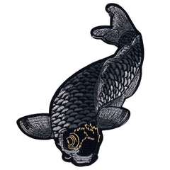 Koi-Karpfen-Fisch-Bügel-Emblem-Aufnäher