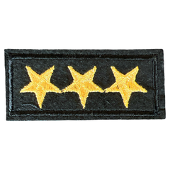Emblem Militär-Aufnäher zum Aufbügeln, Rangsterne