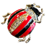 Scarabee Kever Tor Strass Broche Sierspeld