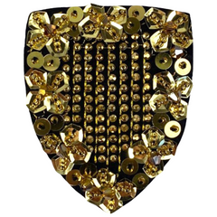 Paillette-Emblem Glamour-Modeteil zum Aufnähen