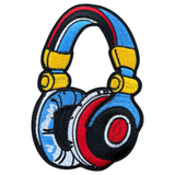 Koptelefoon Headphone Strijk Embleem Patch