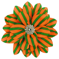 Blumen-Rosetten-Brosche-Patch – Clip