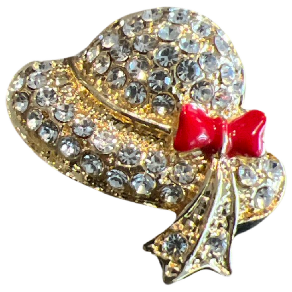 Hoedje Strass Broche Sierspeld