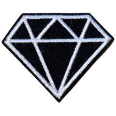Diamant-Emblem-Aufnäher zum Aufbügeln