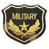 Military Tekst Camouflage Strijk Embleem Patch