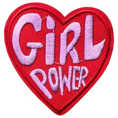 Girl Power Text-Emblem-Aufnäher zum Aufbügeln
