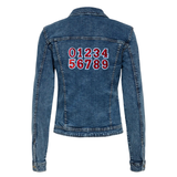Cijfer Nummer Wit Rood Strijk Patch Embleem