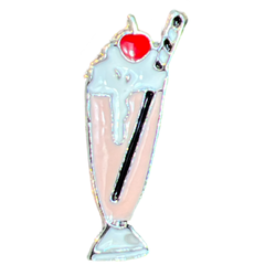 Eisbecher Sorbet Emaille Pin