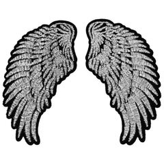 Flügelflügel-Emblem-Patch-Set zum Aufbügeln, L+R