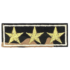 Rangsterne-Emblem-Aufnäher zum Aufbügeln, Tarnung
