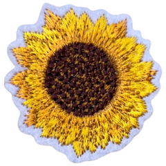Sonnenblumen-Emblem-Aufnäher S
