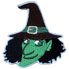 Hexe Böser Emblem-Aufnäher zum Aufbügeln