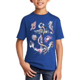 Anker Zeedieren Full Color Strijk Applicatie op een t-shirtje