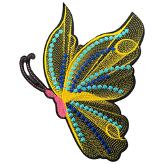Schmetterling L Aufnäher zum Aufbügeln