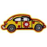 Kever Beatle Flower Power Auto Strijk Embleem Patch