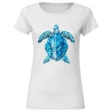 Vollfarbiges Schildkröten-Bügelbild