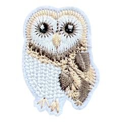 Eulen-Eulen-Vogel-Emblem-Aufnäher zum Aufbügeln