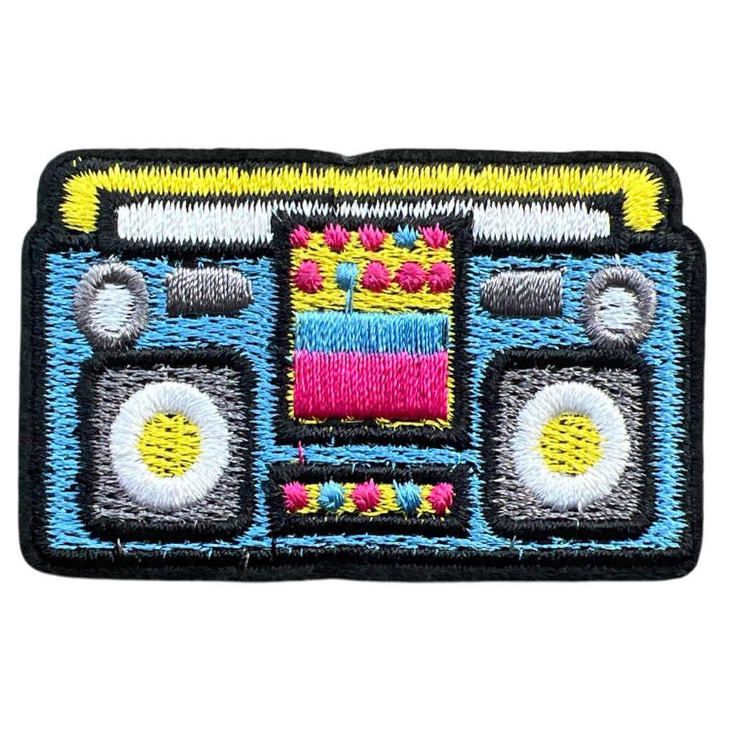 Cassettedeck Radio Tape Recorder Strijk Embleem Patch