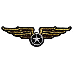 Luftwaffenfliegerflügel-Stern-Emblem-Aufnäher zum Aufbügeln