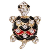 Schildpad Strass Broche Sierspeld